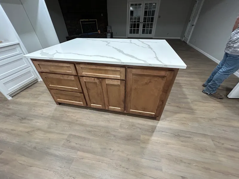 Full kitchen remodel with custom cabinetry in Tulsa