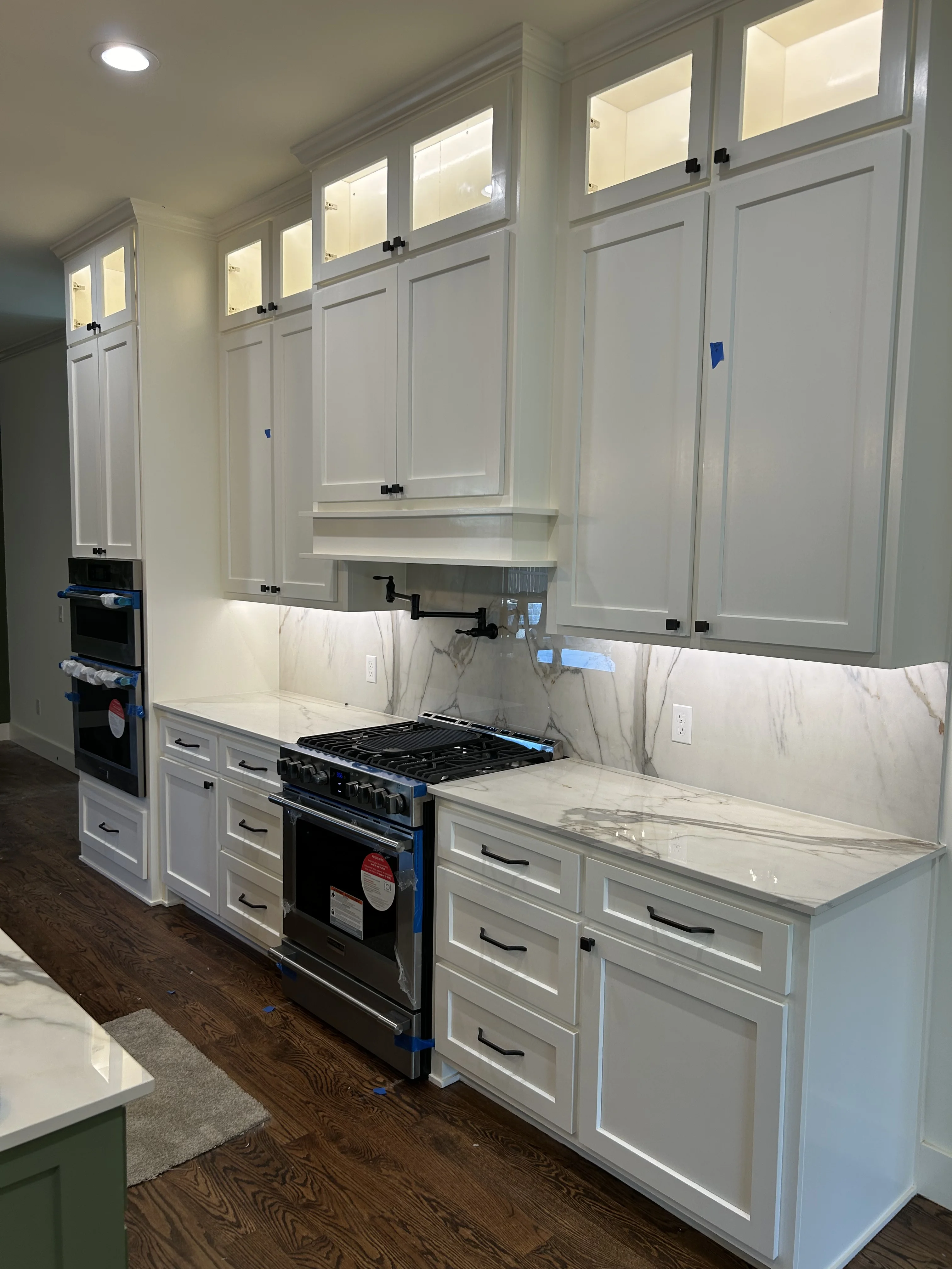 Beautiful custom kitchen cabinets installed by Anything Cabinets in Tulsa, Oklahoma